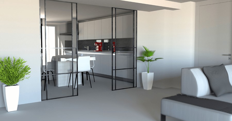 Seamless Transitions: Integrating Glass Partitions into Open-Plan Designs